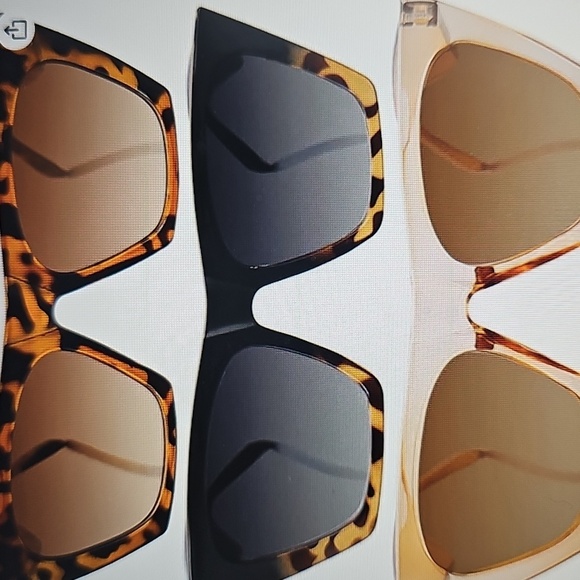 NWT Weewooday 4 Pair Trendy Retro Cat Eye Women's Shell Sunglasses - Picture 4 of 9